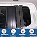 Center Door Window Pillar Post Trim Panel Stickers Compatible with Nisan Frontier 2022-2024,Carbon Fiber Center Door Pillar Post Trim Anti-Scratch Decorative Exterior Accessories