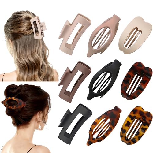 Pinzas Planas para Cabello 9PCS para Mujer miniatura 1