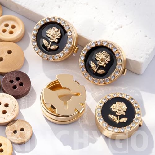 4 cubiertas de botones para smoking para hombres miniatura 3