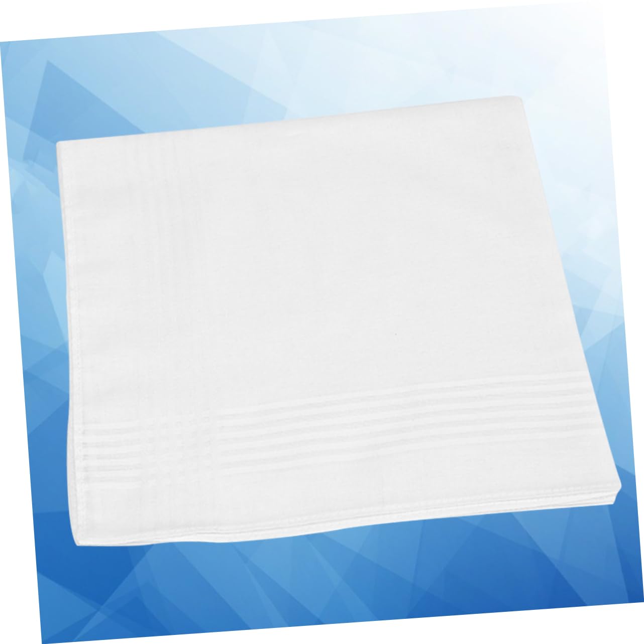 FOMIYES 6pcs Handkerchiefs Cotton Graffiti Design Soft White DIY Handkerchiefs for Home Use for Cleaning Face Hands and More Random Patterns