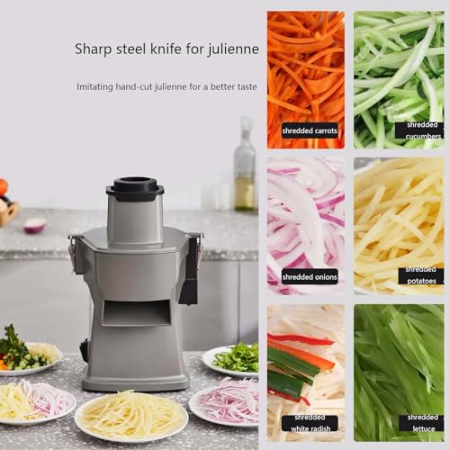 Cortadora eléctrica de verduras multifuncional 200W 4 en 1 miniatura 4