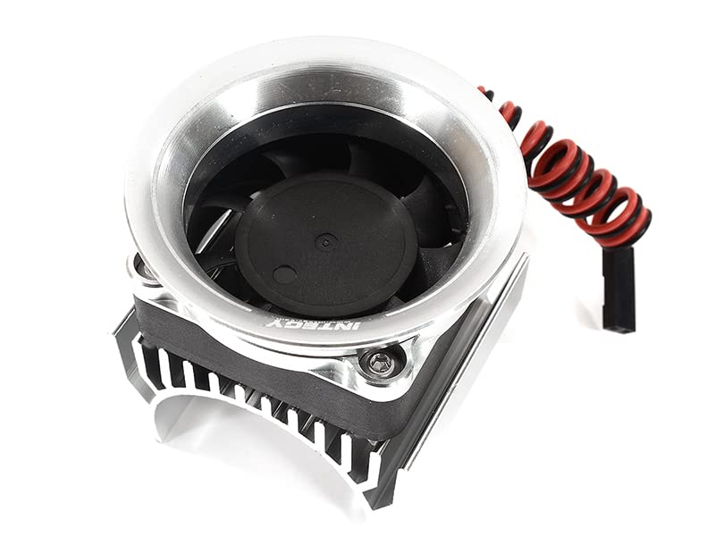 Integy RC 36mm Drive Unit Heatsink + 40x40mm Fan w/Intake Ram Funnel for Most 1/10 RC Crawler