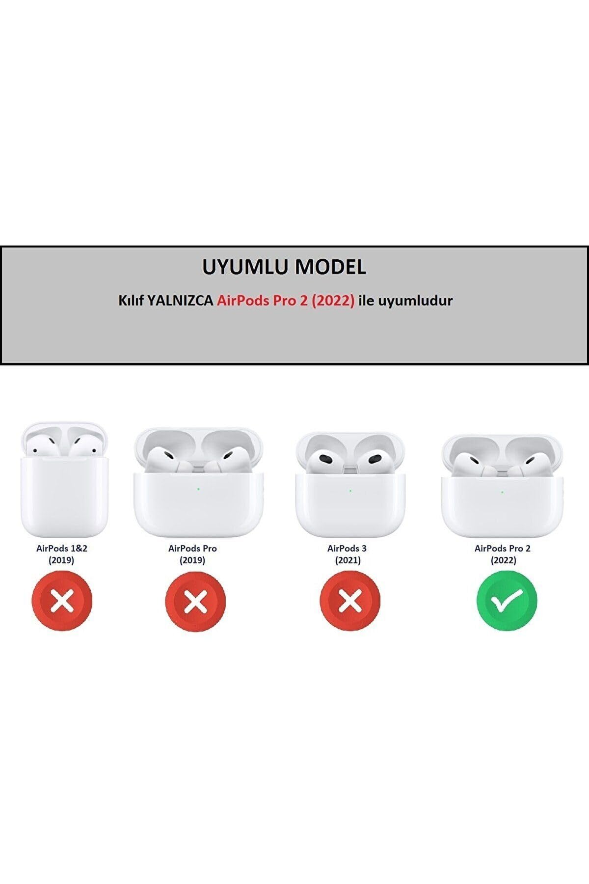 Gritty Vivid Pro 2 İle Uyumlu Süslü Kalp Desenli Askılı Silikon Kulaklık Kılıfı