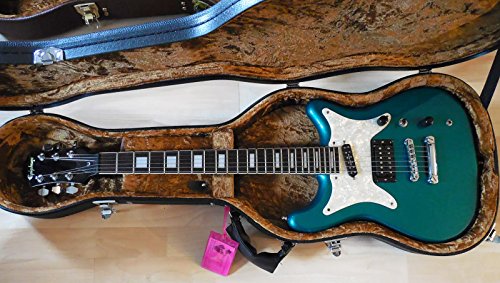 Douglas Egc-450 St Brown / Gold Guitar Case For Fender Stratocaster Telecaster Strat Tele Rickenbacker 610, 620, 660 Epiphone Coronet And Wilshire #TOP4