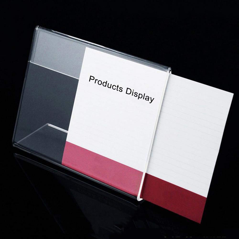Muka 50 Stück Etikettenhalter Acryl Tischnamensschild Tischaufsteller Mini Schild Display- 4" x 5.9"