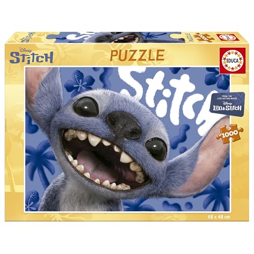 Educa - Puzzle de 1000 Piezas para Adultos | Lilo & Stitch. Medidas: 68 x 48 cm. A Partir de 14 años (20277)