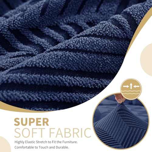 Housse de canapé extensible en jacquard géométrique XINEAGE - 5