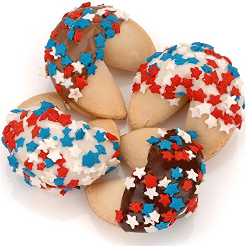 Patriotic Decorated Fortune Cookies - Set of 12
