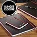 Black n' Red Twin Wire Poly Cover Notebook, 3-5/8