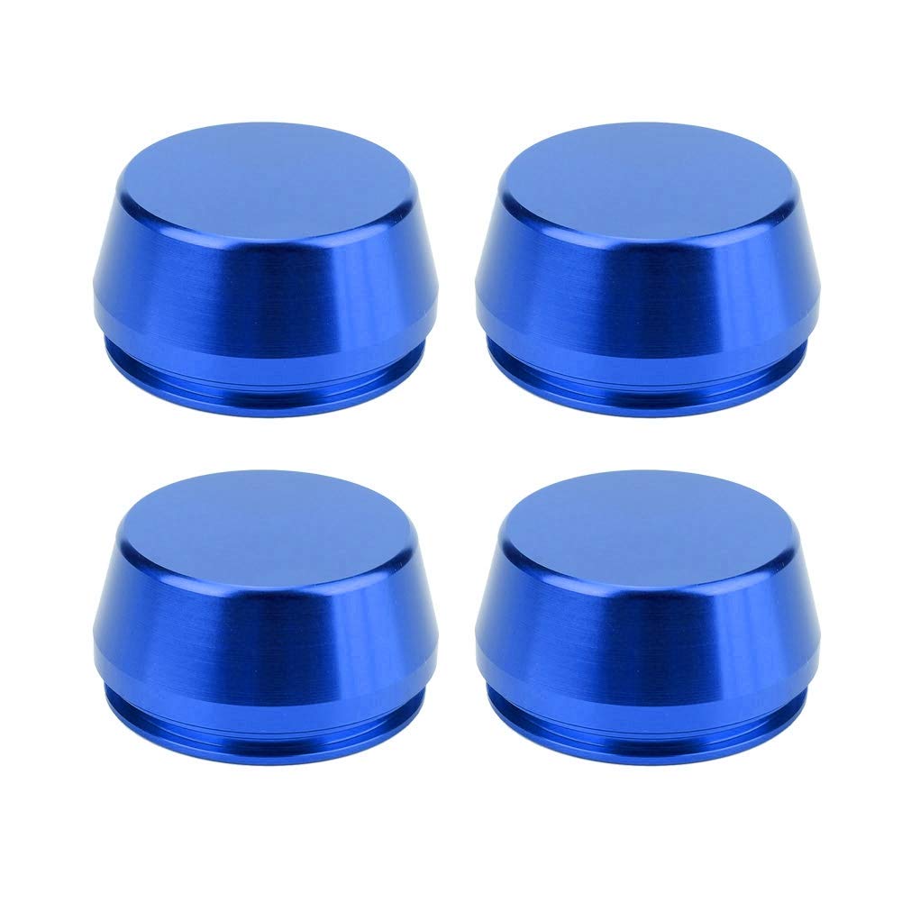 Hub Centre Caps, 4Pcs Universal Wheel Hub Caps, 2.2in Car Wheel Center Hub Caps Replacement (Blue)