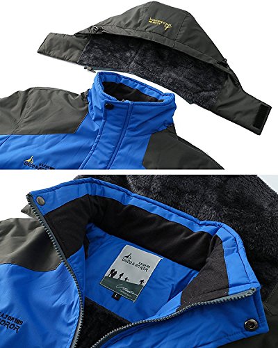 Minetom Uomo Invernale Impermeabile Tattico Giacca...