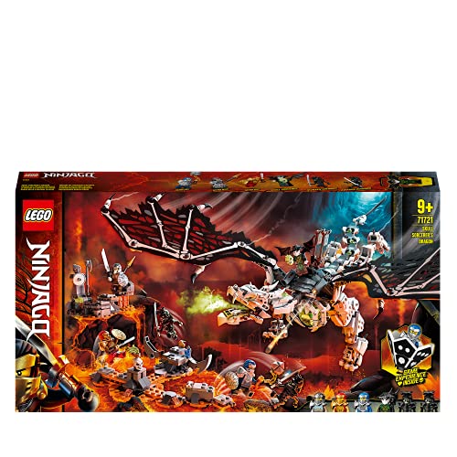 Image of LEGO NINJAGO Kids Skull Sorcerer's Dragon 71721 Building Set (Multicolor) (51 Pieces)