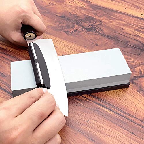 Affûtage Ciseaux Couteaux Pour Cuisine Professionnel Avec 4 Pièce Pierres à Aiguiser, Affûteur