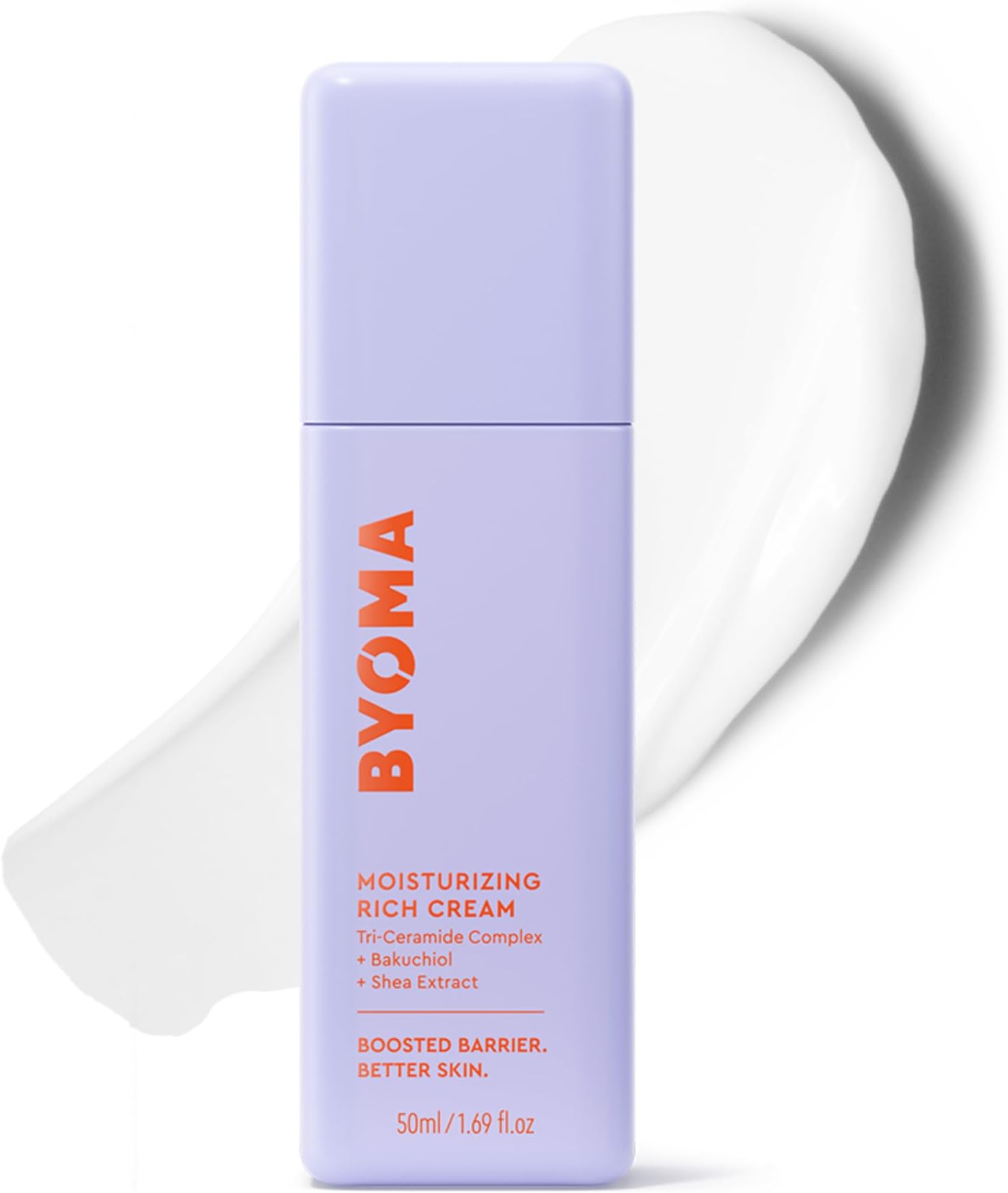 Moisturizing Rich Cream - Barrier Repair Cream Face Lotion with Bakuchiol & Shea Extract - Ceramide Face Moisturizer for Dry Skin - Anti Wrinkle, Alcohol Free Face Moisturizer - 1.69 fl.oz