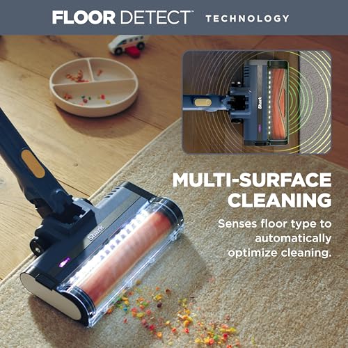 Image of Shark Cordless Pet, Cordless Lightweight Stick Vacuum Cleaner, Self Cleaning Brushroll, 40 Min Runtime, Removable Handheld, XL Dust Cup, Moonlight Blue, IY143H (2026 Release)
