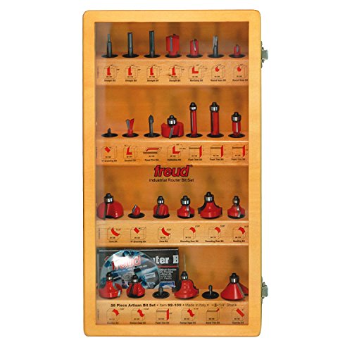 Freud 92-100 26 Piece Artisan Router Bit Set