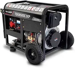 GERADOR TOYAMA DIESEL TDG8500E3DXP TRIFASICO 220V 7.5KVA PARTIDA ELETRICA COM AVR APTO ATS