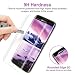 NONZERS Protector de Pantalla para Samsung Galaxy S7 Edge, Anti-Aceite Anti-Scratch Sin...