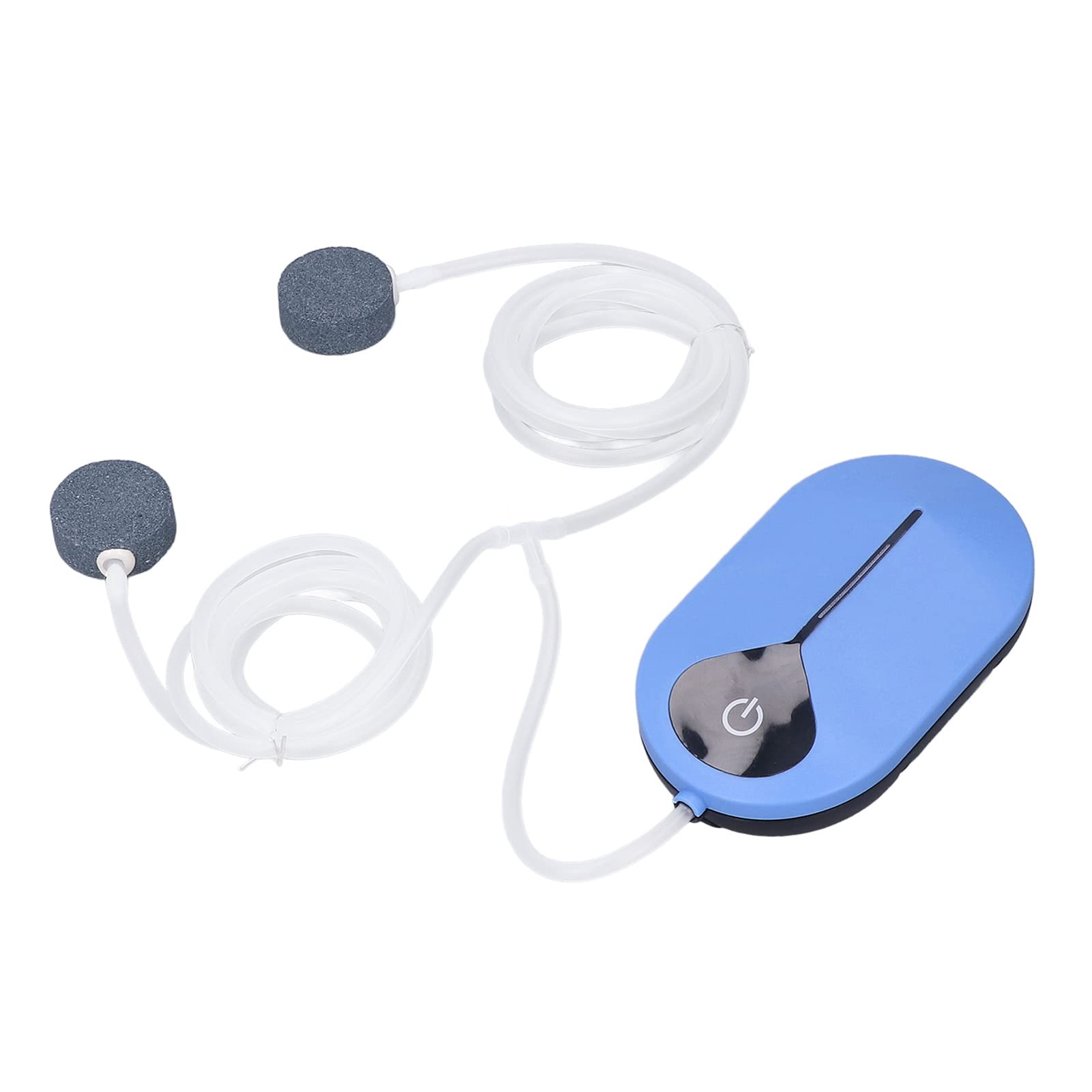 Yosoo Health Gear Bomba de Oxígeno Bomba de Aire Solar de Oxígeno para Acuario 6V 1.5W con Batería de Litio 3 Modos Bajo Ruido Gran Volumen de Aire para Pecera Acuario Corte de Energía Pesca