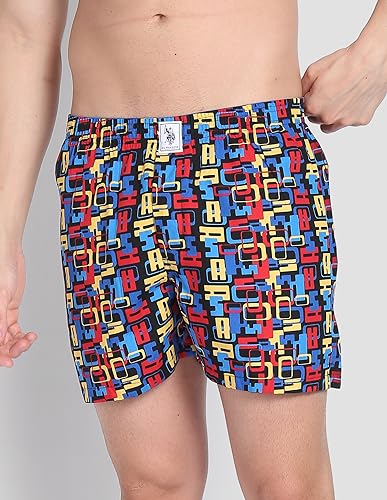 Image of U.S. Polo ASSN. Men's IYAC Back Pocket All Over Print Boxers - Pack of 1