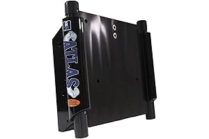 Atlas AHJ-6V-B-DP Atlas Jack Plate - Black, 6"