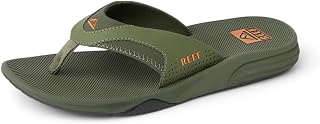 REEF Men's Cushion Fanning Sandals - Ultra-Soft REEFlex EVA Cushioning, Water-Resistant, Bottle Opener Flip Flops