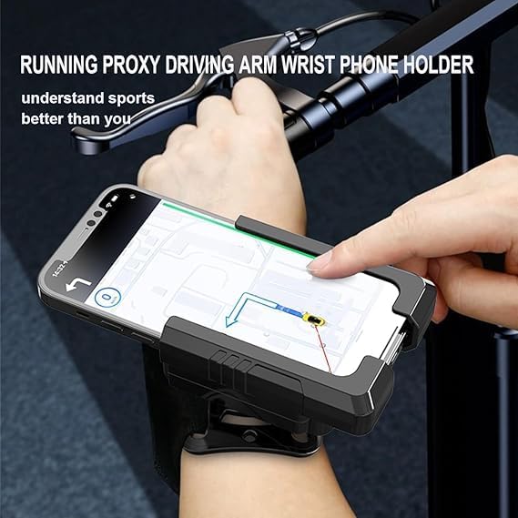 Miniatura 3 de Brazalete universal para teléfono y soporte de muñeca giratorio 360 para correr, trotar, gimnasio, entrenamientos, más