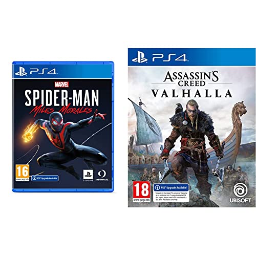 Image of PS4 Marvel's Spider-Man: Miles Morales (PS4)+Assassin's Creed Valhalla Drakkar Edition (Free PS5 Upgrade)