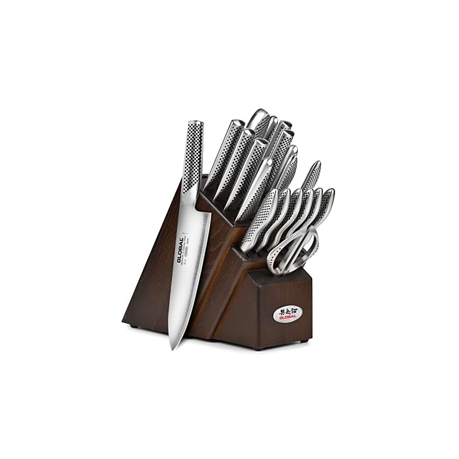 Global-20-Piece-Knife-Block-Set Global 20 Piece Knife Block Set
