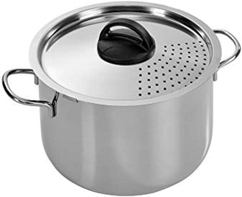 Barazzoni Spaghetti Quick Colander 22 cm, Stainless Steel, 5.5 Litres