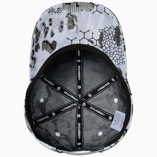 Image of Tactical Hat with Flag Patch Camo Military Army Hats Adjustable Trucker Baseball Cap Soft Top for Shooting