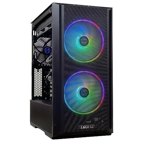 CPU Ryzen® 7 9800X3D Solutions Express Gaming | PC RTX 4070 w/12GB | 8 Core 5.2Ghz | 64GB RAM | 2000GB NVMe PCIe SSD | Black RGB Tower | CEG-983D476 Cover