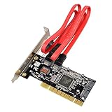CTYRZCH (TM) 4 Ports SATA Serial ATA PCI RAID Adaptor Controller Card with TWO SATA Date Cables
