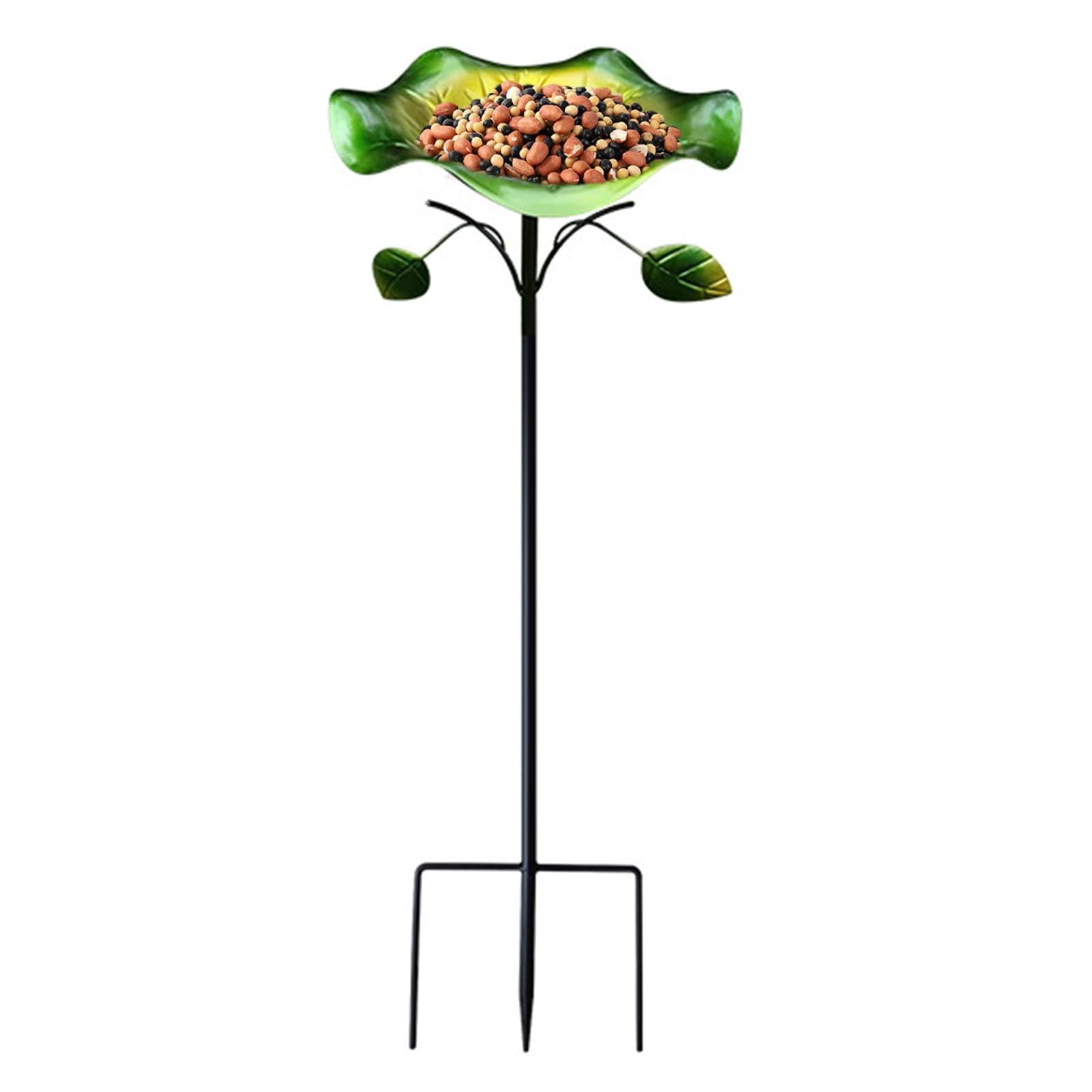 Station d'eau abeille et grand bain d'oiseaux extérieur pour patio