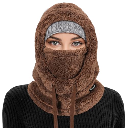 Masque de ski thermique anti courant d'air pour rando et course à pied