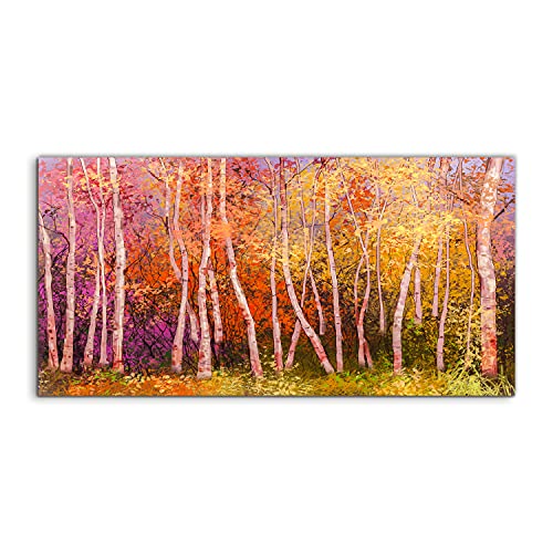 Image sur verre 140x70 cm Coloray pour creer une ambiance chaleureuse dans la chambre