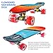 Kids Skateboard 27 Inch Complete Flowboard Skate Board W/Trucks and Light Up Wheels - Custom Scratch Free Graphics Great for Kids, Boys, Girls, Youth and Beginners 27” X 6.25”