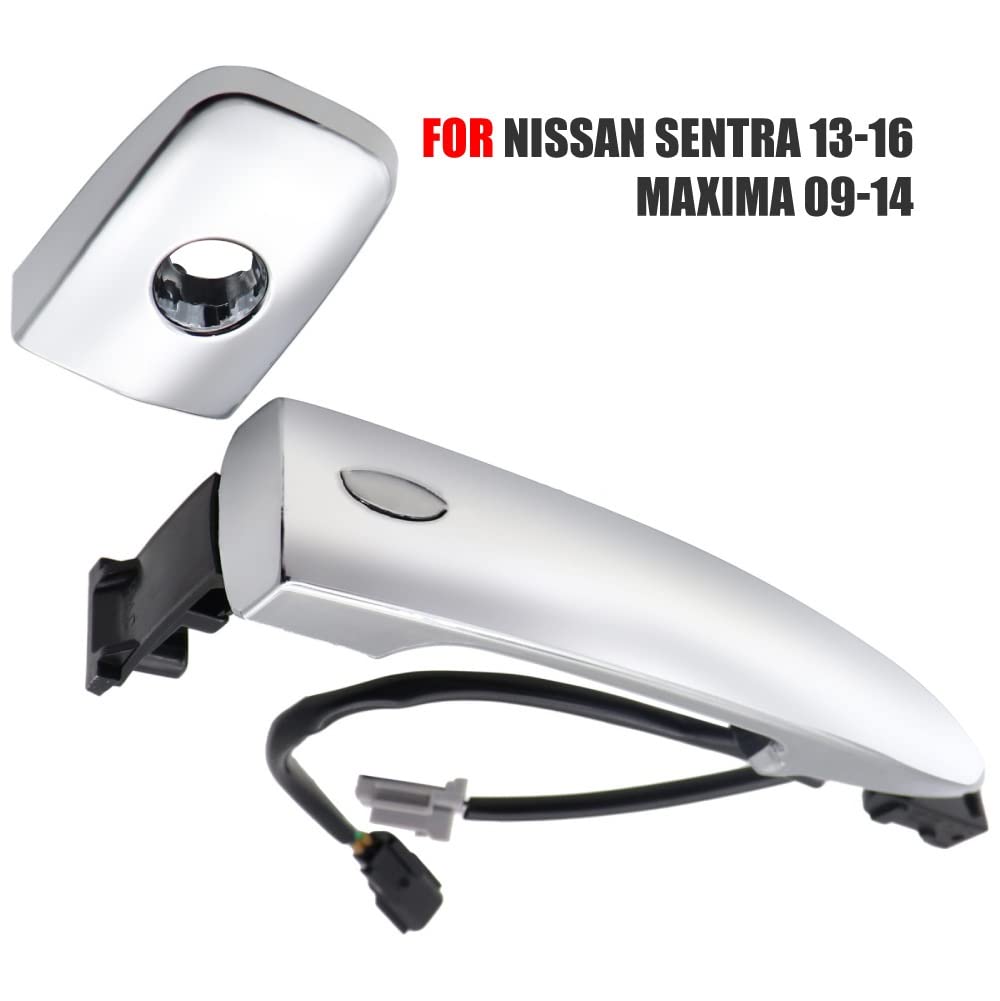Wymiana folii ochronnej na klamkę do samochodu Nissan do Sentra 2013-2016 dla Maxima 2009-2014 przedni lewy kierowca zewnętrzna klamka drzwi 806469N00A osłona ochronna klamki drzwi