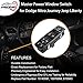 Master Power Window Switch Driver Side Compatible with 2008-2012 Jeep Liberty 2007-2011 Dodge Nitro, 2009-2010 Dodge Journey | 8+13 PINS | 1 AUTO | Replaces# 4602632AG, 4602632AH
