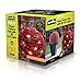 Solalite 2 x 28cm Red Topiary Balls with 20 Solar LED Lights, Hanging Topiary Ball Lights Sphere Decorative for Wedding Artificial Plant, Backyard Balcony Garden Décor