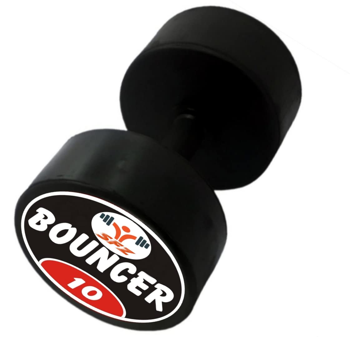 SAM Bouncer Dumbbells 10 kg Single Piece dumbbell / 10kg x 1Piece / Bouncer Dumbbell/Rubber Coated Home Gym Exercise Dumbbell (Pack of 1), Fixed Weight dumbbell, 10kg Weights (B095CYKDB3) Amazon Price History, Amazon Price Tracker