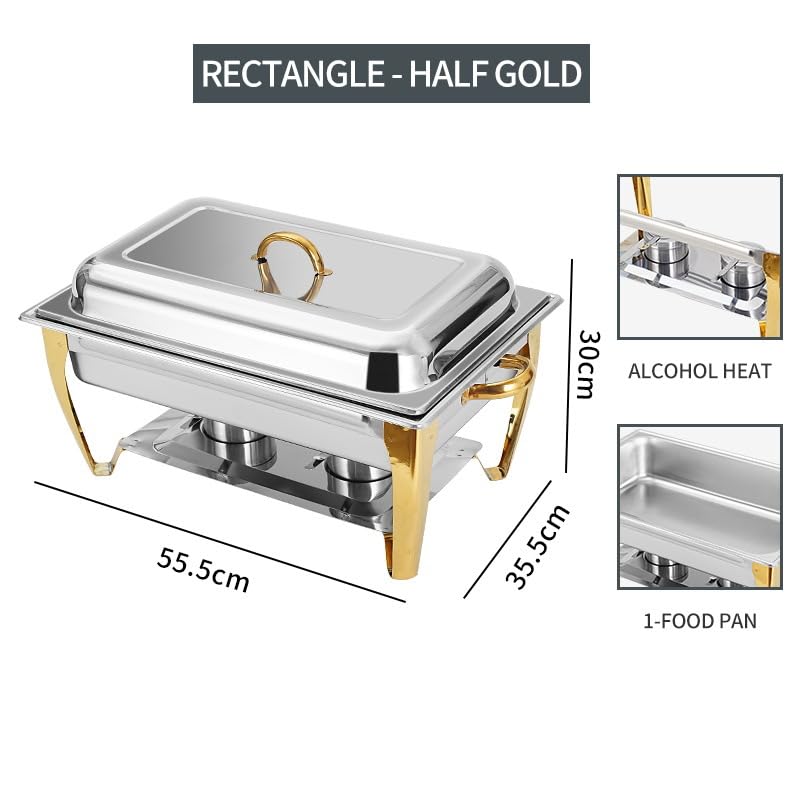 Vassoi Scaldavivande Coibentati Per Buffet, Set Di Vassoi Scaldavivande Per Catering, Utilizzati Per Riscaldare E Raffreddare Cibi A Buffet, Adatti Per Feste, Matrimoni, Banchetti,Aa/1