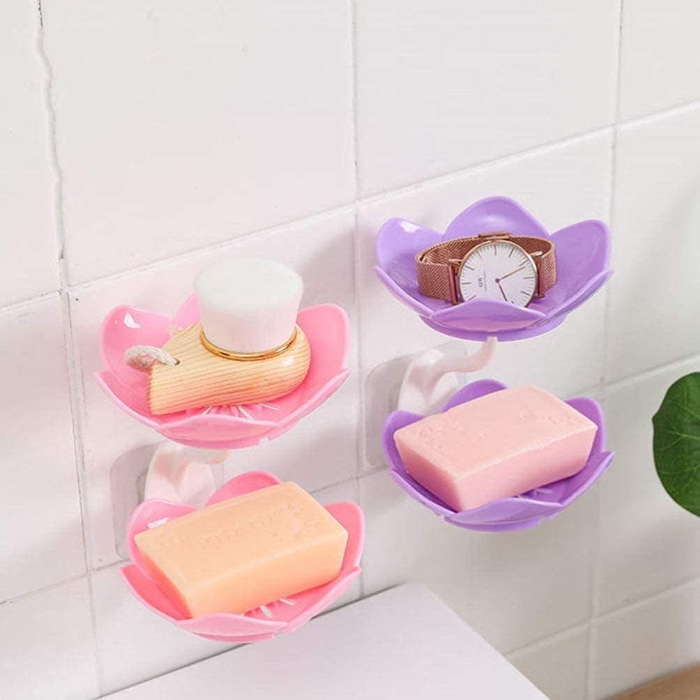 Flower Shaped Flower soap Dish Floral soap Dish Wall soap Holder Suction Wall Soap Pack of 1 (B0CGR91HCY) Amazon Price History, Amazon Price Tracker