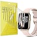 Lamshaw Compatible for ASWEE Smart Watch Screen Protector, [6 Pack] Full Coverage TPU Clear Film Compatible for ASWEE Q19 1.69