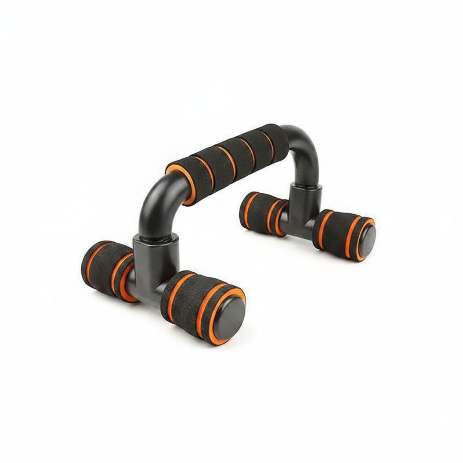 2 Pieces Stable Base Non-Slip Push-up Bar Sturdy Non Slip Push up Handles Wrist Support Fitness Equipment for Home Workout, Indoor Training, Orange-image-25