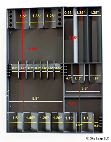 Tool Sorter Screwdriver Organizer Black