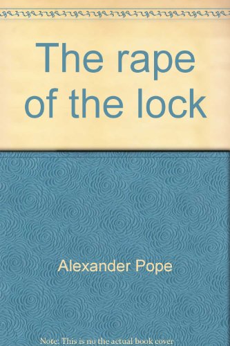 The rape of the lock (Merrill literary casebook... 0675095417 Book Cover