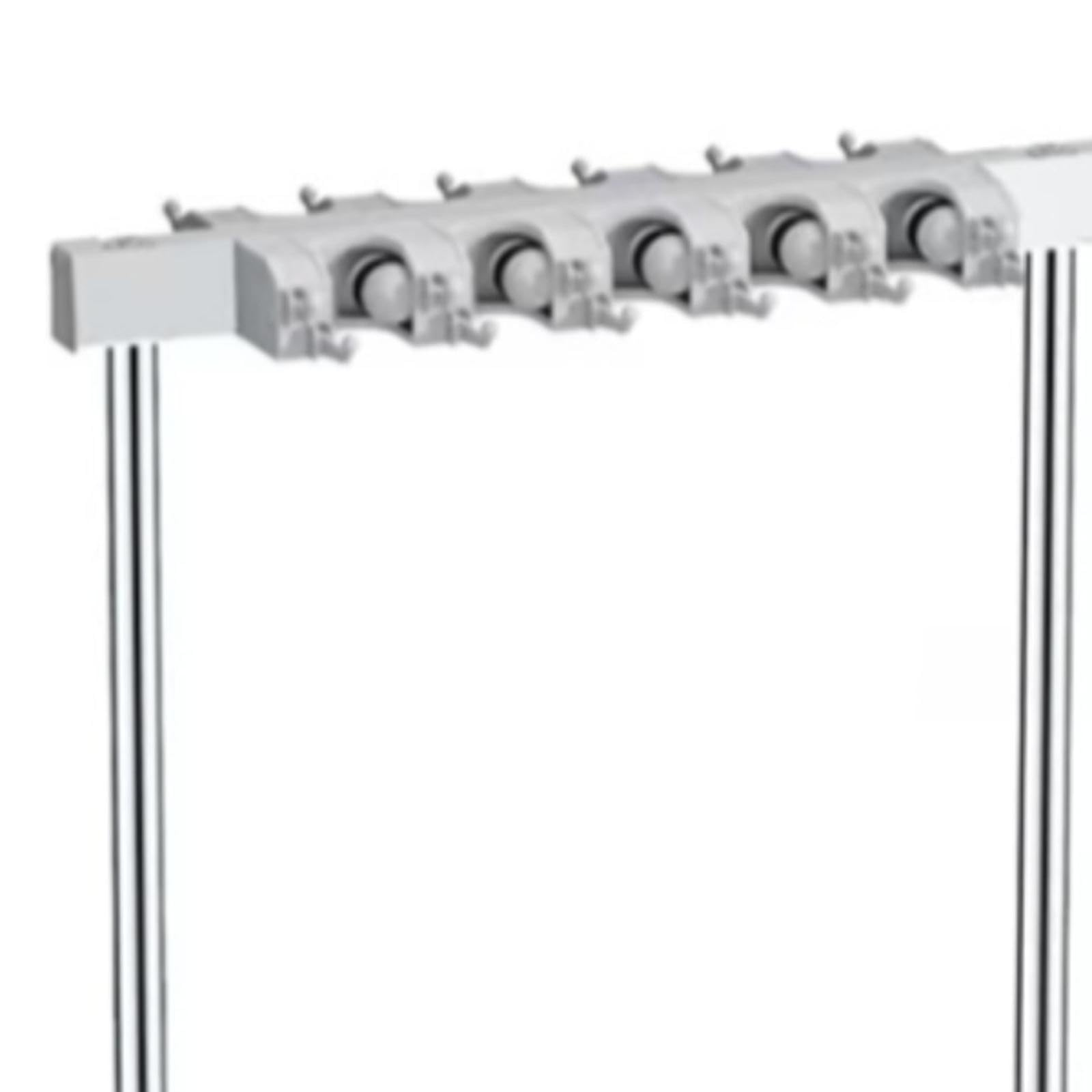 Soporte para, Soporte para Escoba, Organizador, Soporte para Herramientas, Acero Inoxidable, Montaje Extraíble para Organización de Garaje, Co, Contener 10 Trapeadores
