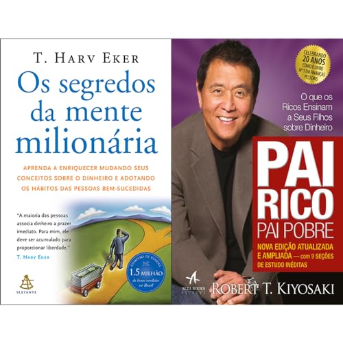 Kit Pai Rico, Pai Pobre E Os Segredos Da Mente Milionária