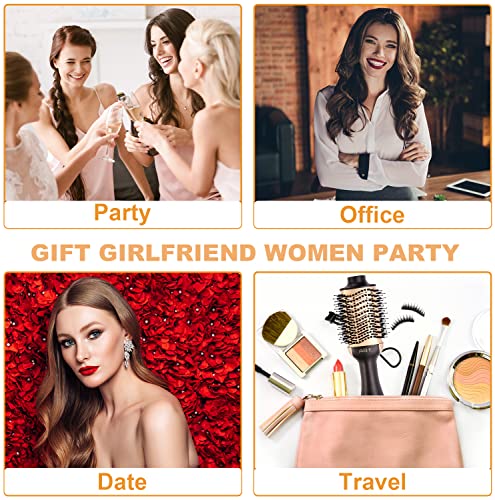 Hot Air Brush, 4 In 1 Hair Dryer Brush & Volumizer, One Step Blow Dryer Suitable For Straight And Curly Hair, Ceramic Coating Achieve Salon Styling At Home 1200W #TOP6